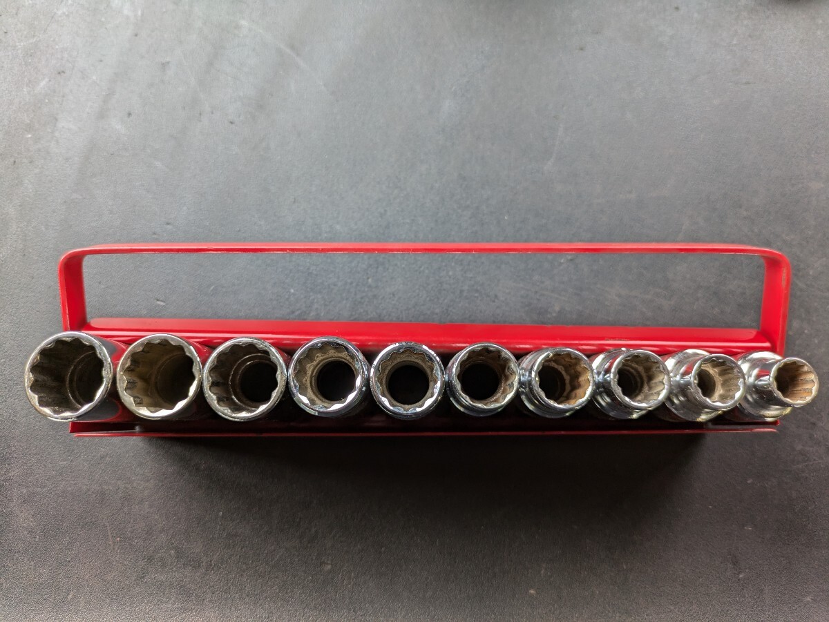 MACTOOLS マックツール METRIC メトリック 1/2 ソケット ディープ ソケットセット 多角 SVDM102TR_2