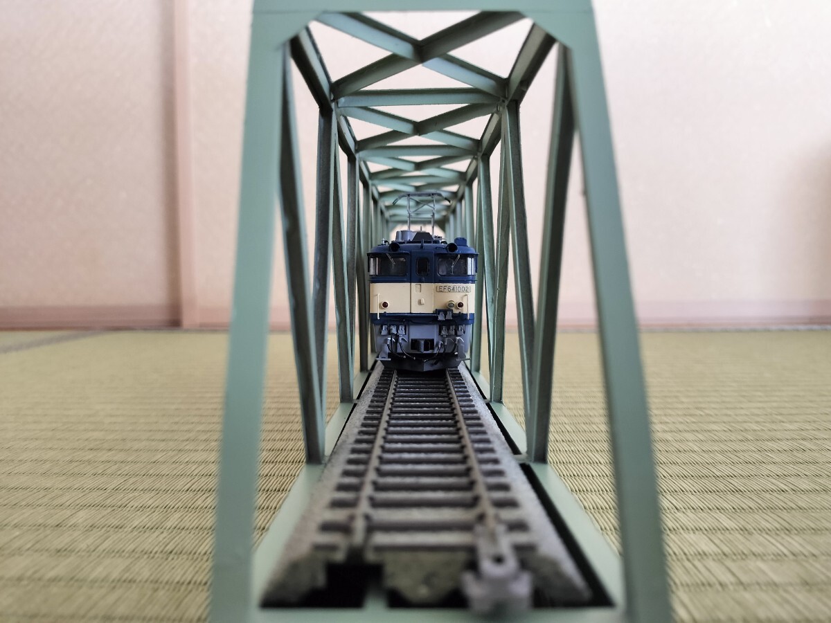 1/80 hoゲージ　16番　ho 鉄道模型　鉄橋　橋　ペーパーキット　ペーパークラフト　エンドウ　TER メルクリン　等製品の代用に　_2