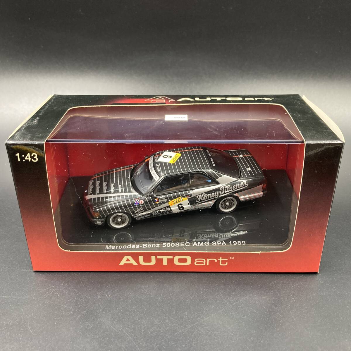 SUS402 AUTO art オートアート 1/43 Mercedes-Benz メルセデス ベンツ 500SEC W126 AMG SPA 1989 ミニカー 68932_9