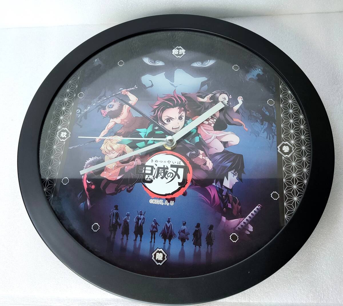 ★新品＆箱あり★鬼滅の刃 ウォールクロック 壁掛け時計★キッズ/キャラクターグッズ★ウォールクロック A柄 ビジュアル★送料無料★_2