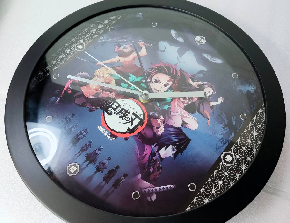 ★新品＆箱あり★鬼滅の刃 ウォールクロック 壁掛け時計★キッズ/キャラクターグッズ★ウォールクロック A柄 ビジュアル★送料無料★_3
