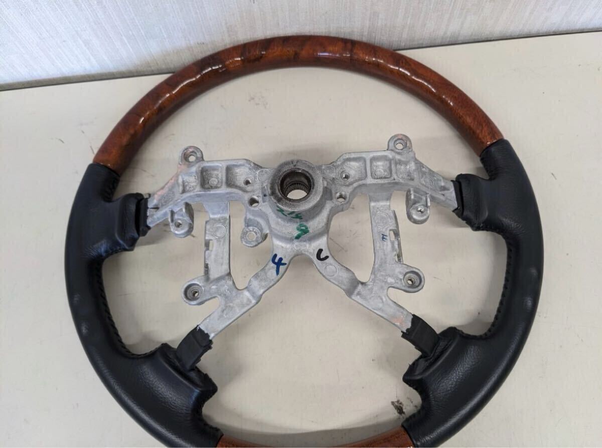 ◆TOYOTA◆セルシオ◆ウッドコンビハンドル◆30◆№5686　　UCF31 セルシオ　　ハンドル　　ステアリング_7