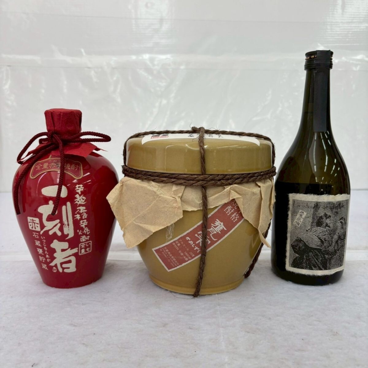 J409□焼酎 6本セット/薩摩 古秘/兼八/六代目百合/一刻者 赤 限定品