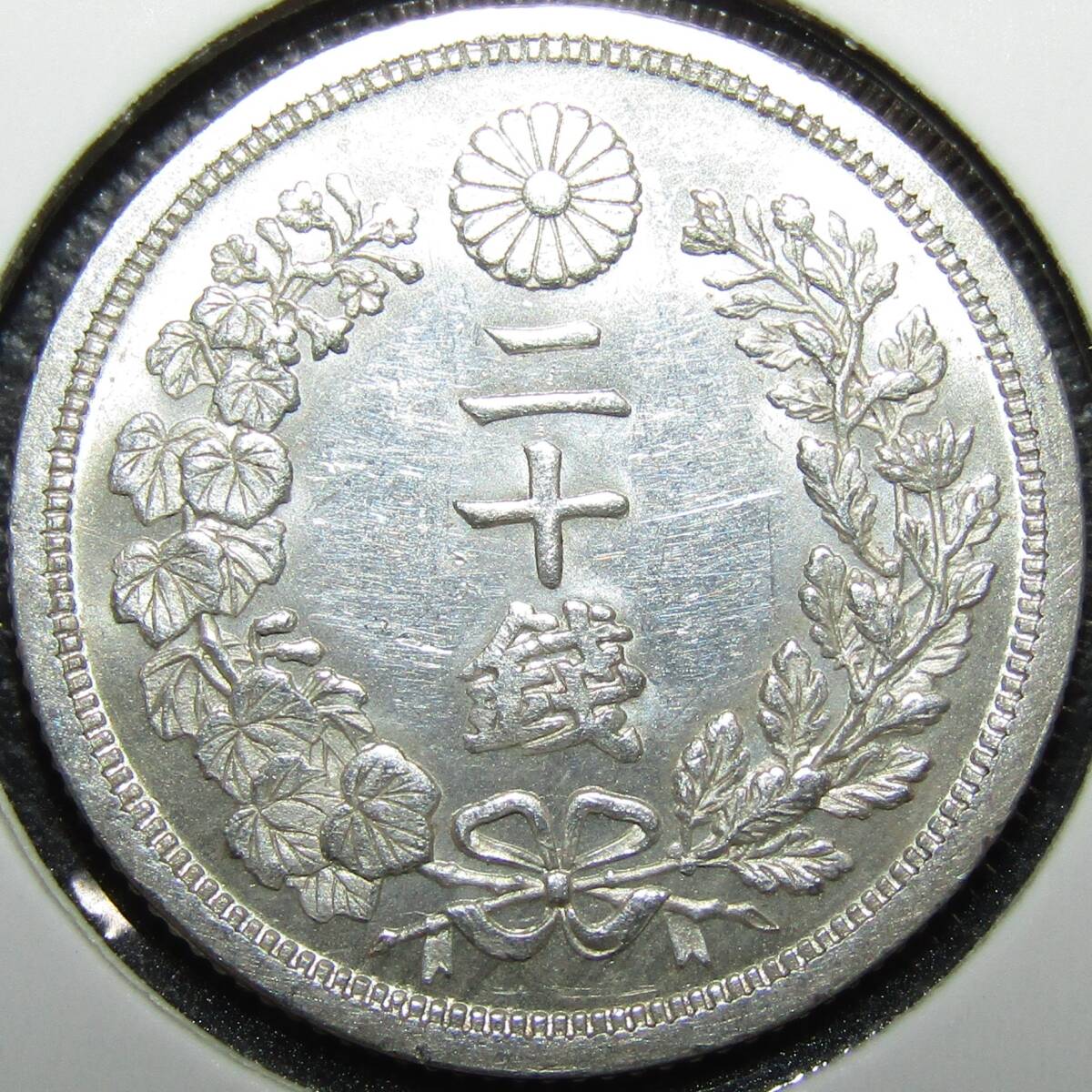 竜20銭銀貨 明治6年 欠日補刻 極美品(20銭)｜売買されたオークション