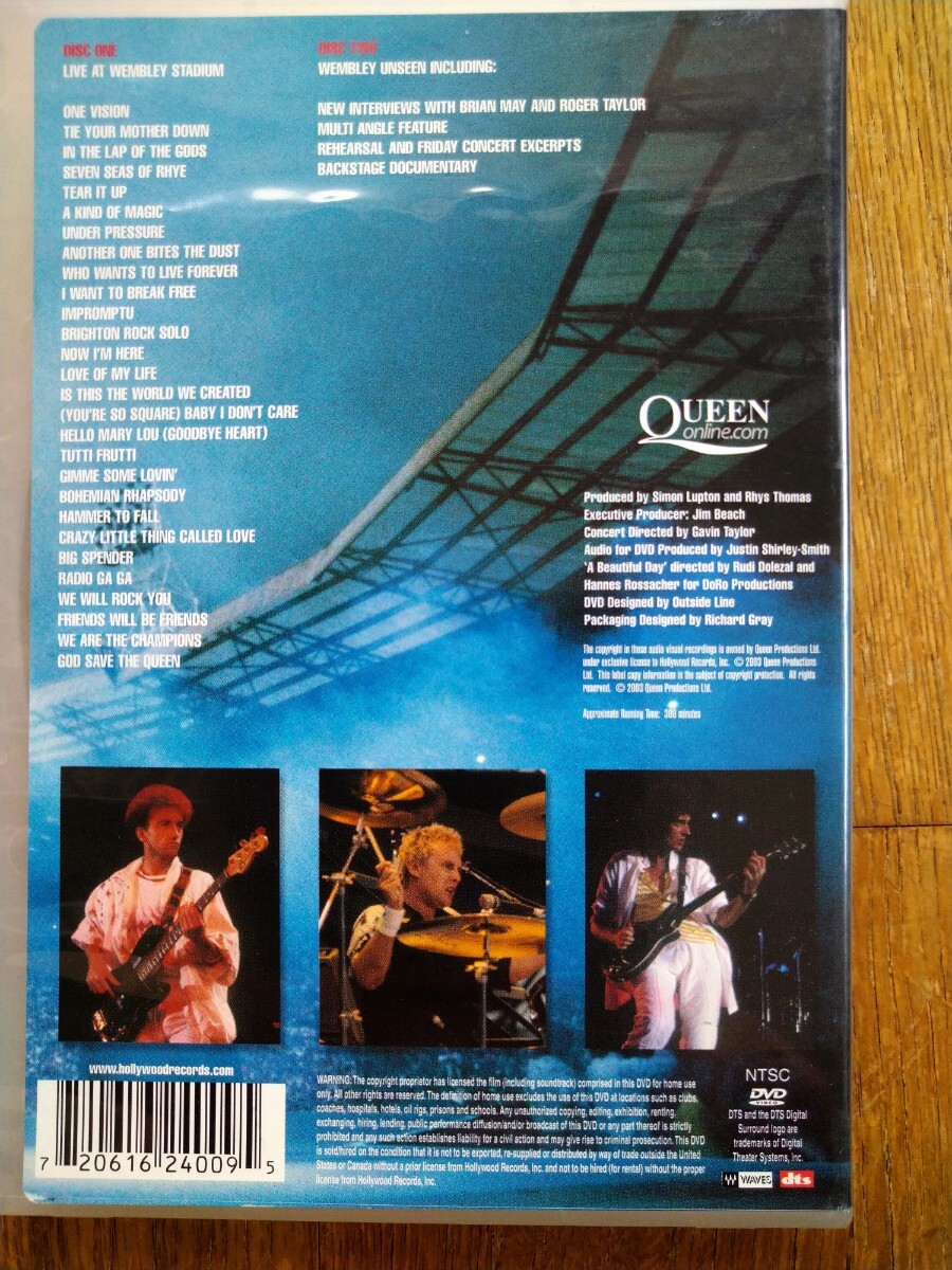 DVD／クィーン／QUEEN LIVE AT WEMBLEY STADIUM 2枚組（輸入盤)_2