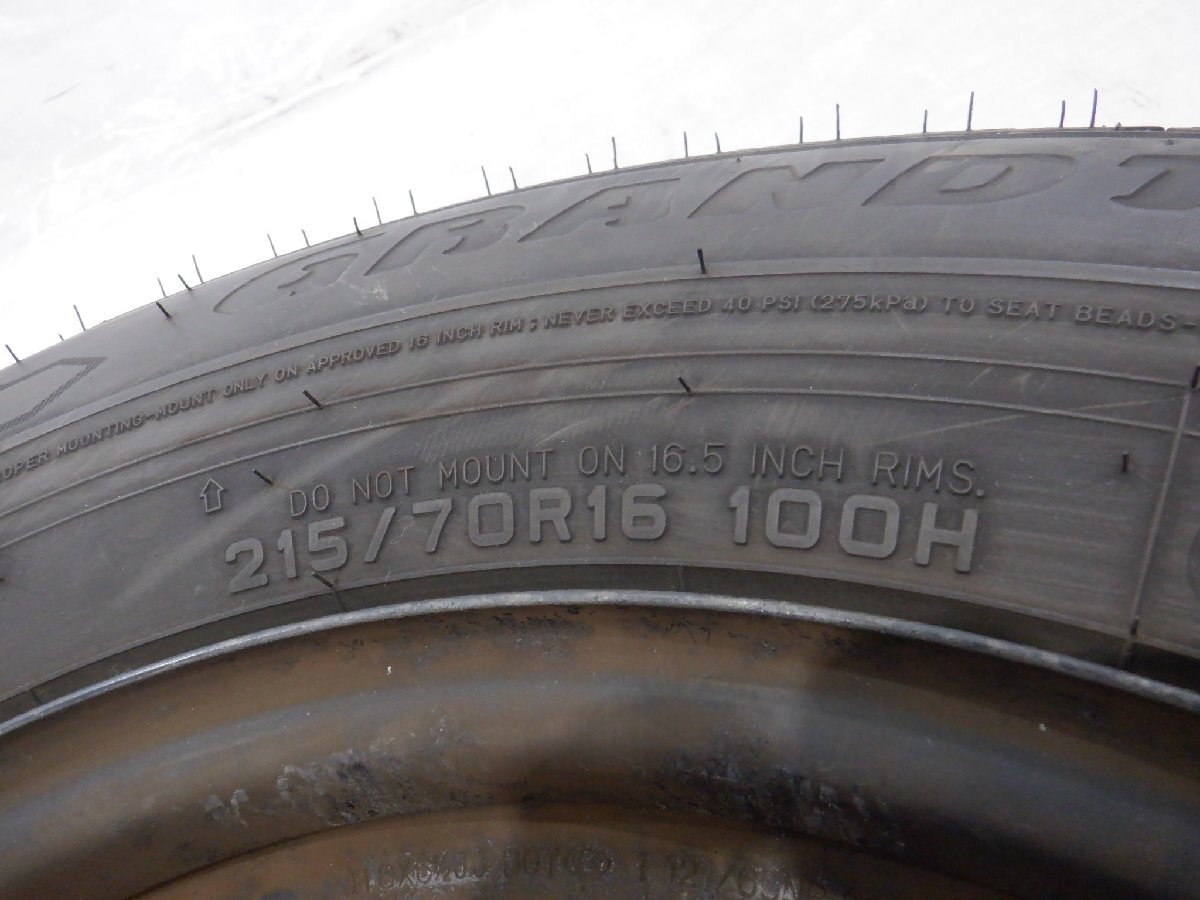 ☆デリカD5☆タイヤ 22年製 バリ山 215/70R16 DUNLOP GRAND TREK PT3☆ 5H 114.3 6.5JJ 16インチ 三菱純正 鉄 スチールホイール付 4本_6