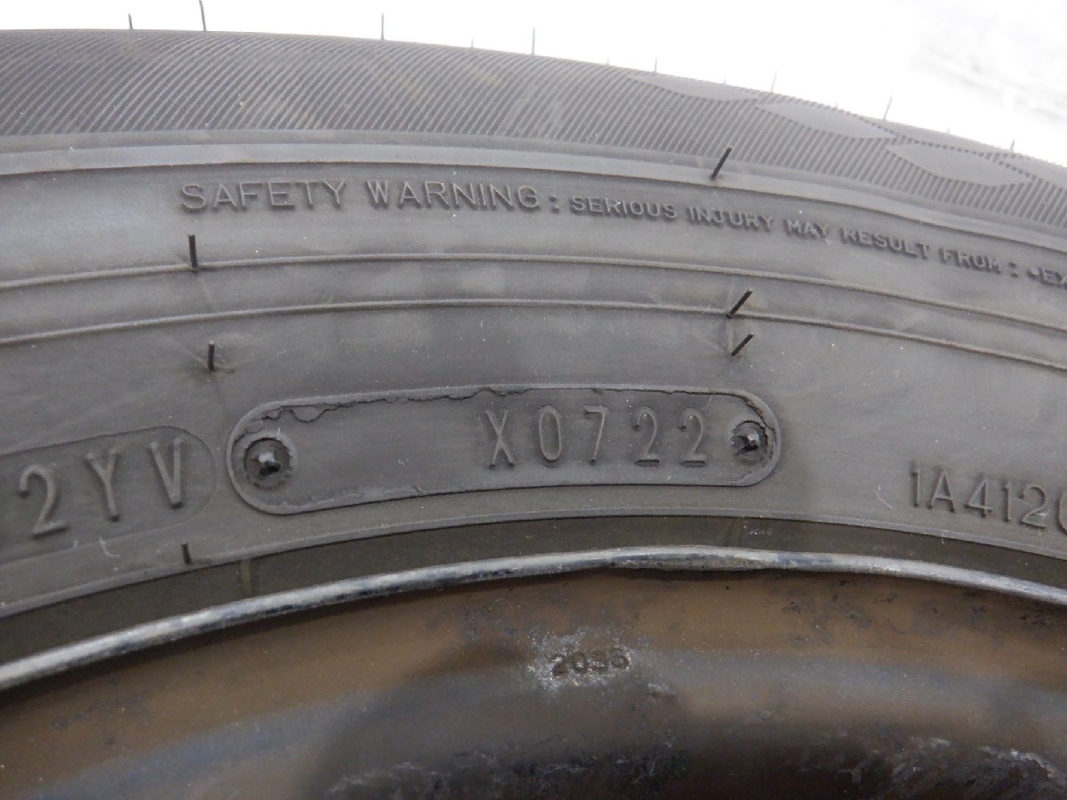 ☆デリカD5☆タイヤ 22年製 バリ山 215/70R16 DUNLOP GRAND TREK PT3☆ 5H 114.3 6.5JJ 16インチ 三菱純正 鉄 スチールホイール付 4本_7