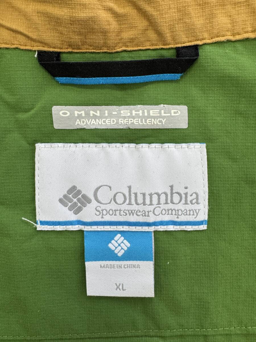 【古着 XL】 Columbia OMNI-SHIELD コロンビア フロックス ジャケット ダブルジップ 軽量 撥水 登山 ハイキング アウトドア キャンプ_5