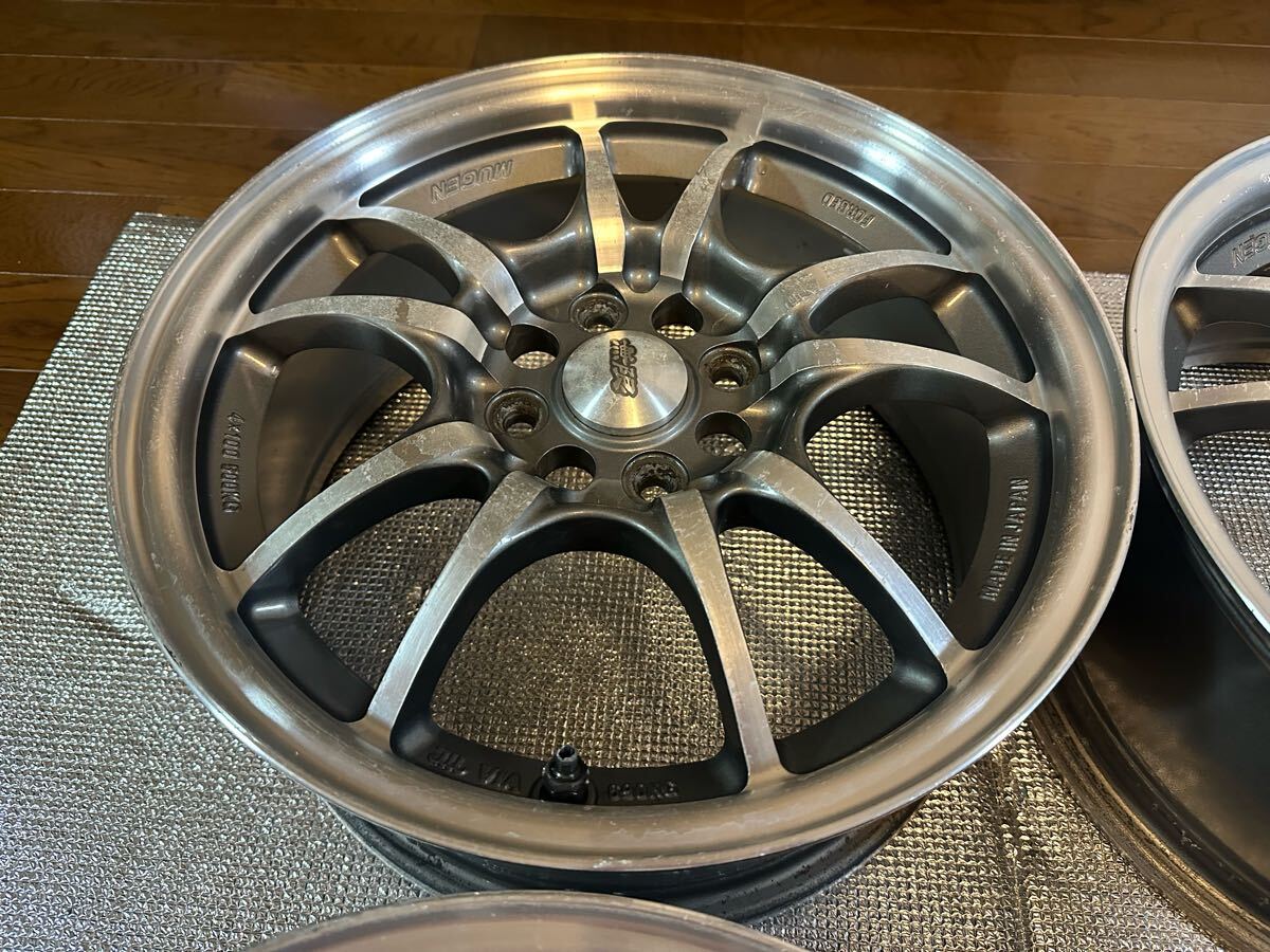 希少　鍛造　MUGEN 無限　MF10L 15インチ6.5J ET45 4穴100 4本セット_2