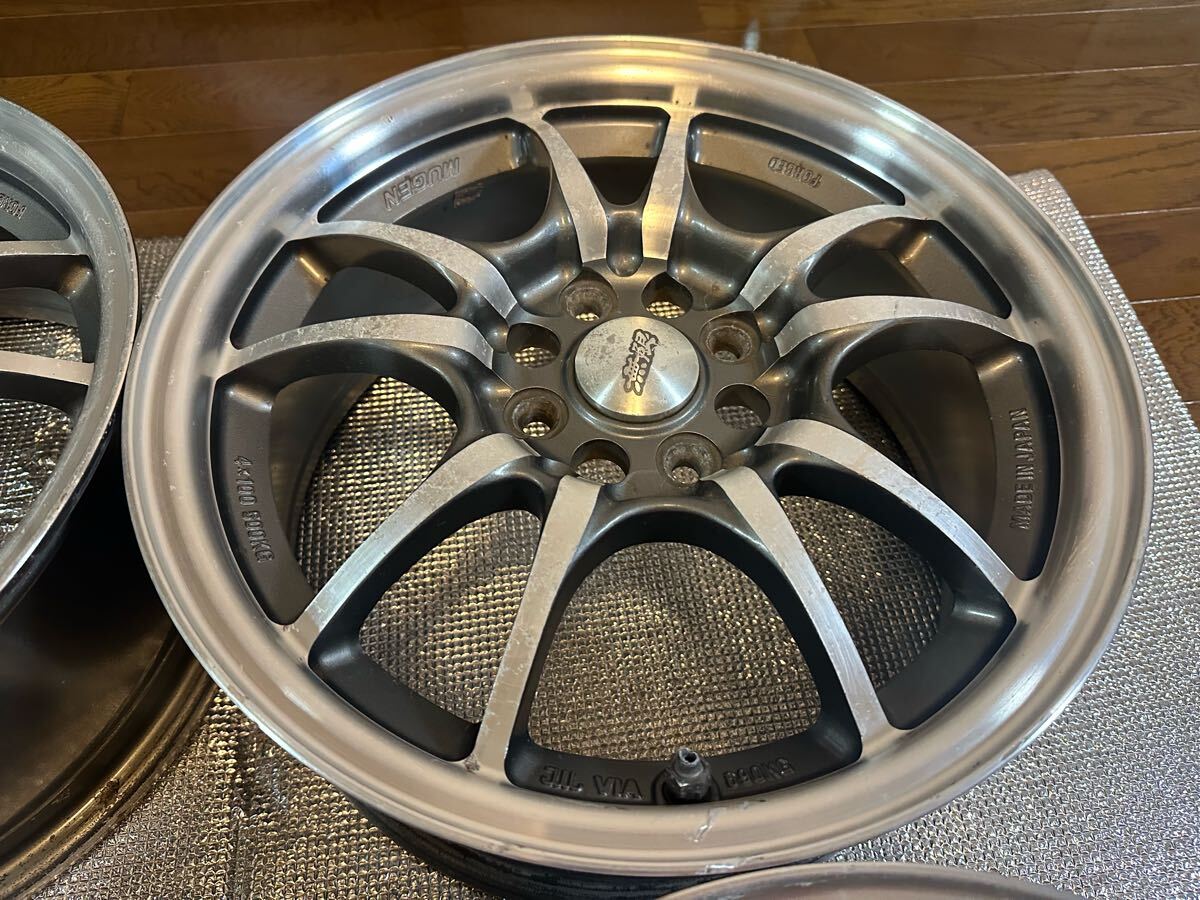 希少　鍛造　MUGEN 無限　MF10L 15インチ6.5J ET45 4穴100 4本セット_3