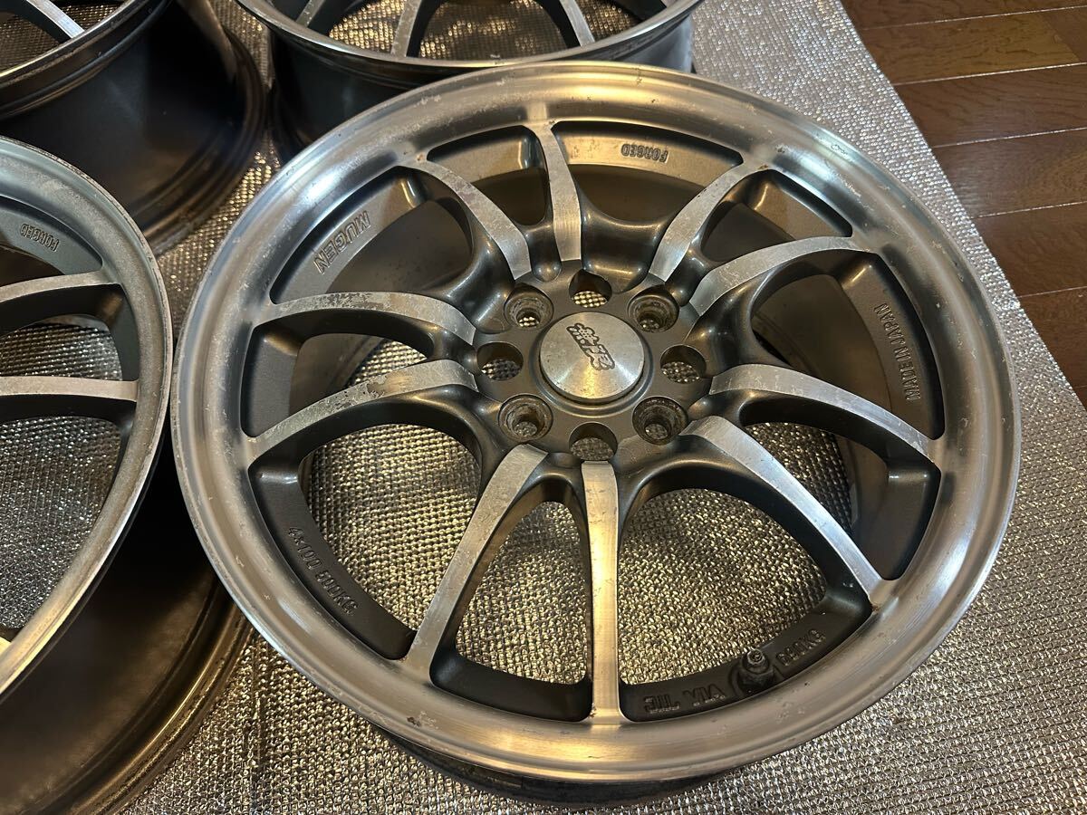 希少　鍛造　MUGEN 無限　MF10L 15インチ6.5J ET45 4穴100 4本セット_5