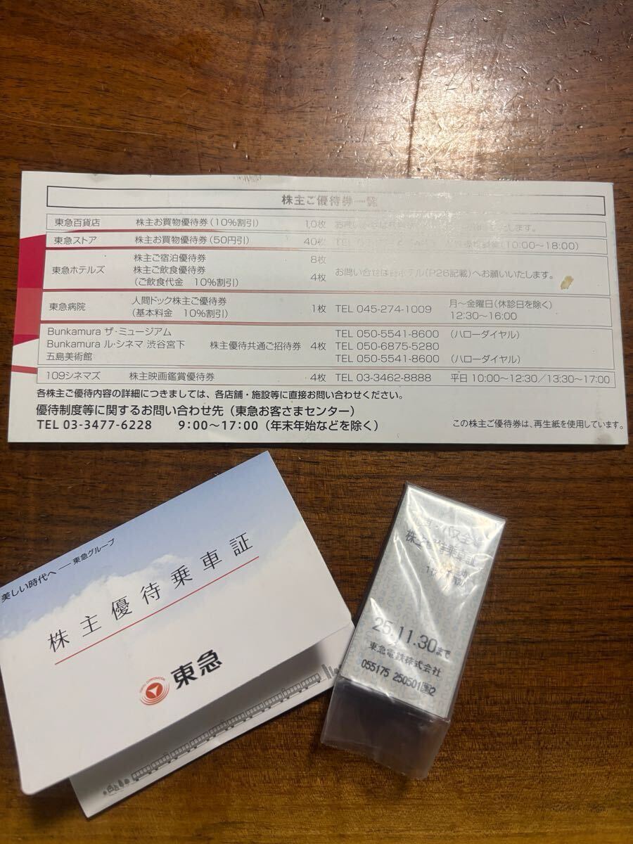 東急電鉄　 株主優待　 株主優待乗車証　 冊子_2