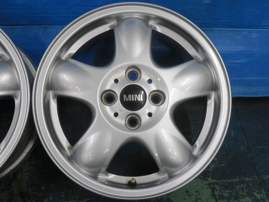 ☆ ミニ MINI 純正ホイール 15インチ 5.5J +45 4穴PCD100 中古4本 小傷