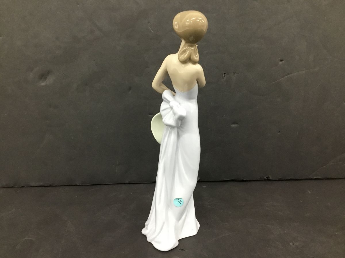 ○営AD413-60 LLADRO リヤドロ 貴婦人と帽子 5599 フィギュリン 陶器 