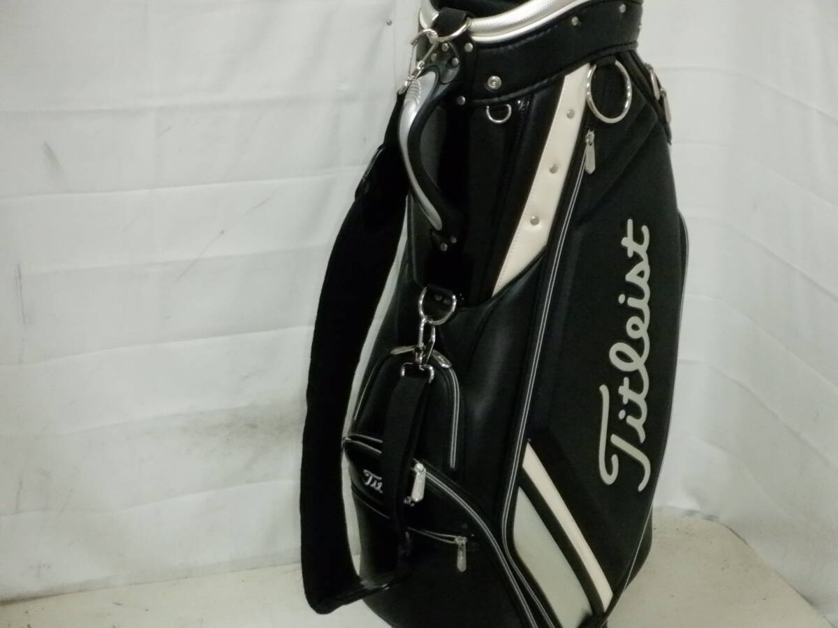 Titleist タイトリスト 9.0型 キャディバック (BK×WH) Titleist タイトリスト 9.0型 アスリートスポーツカート☆中古