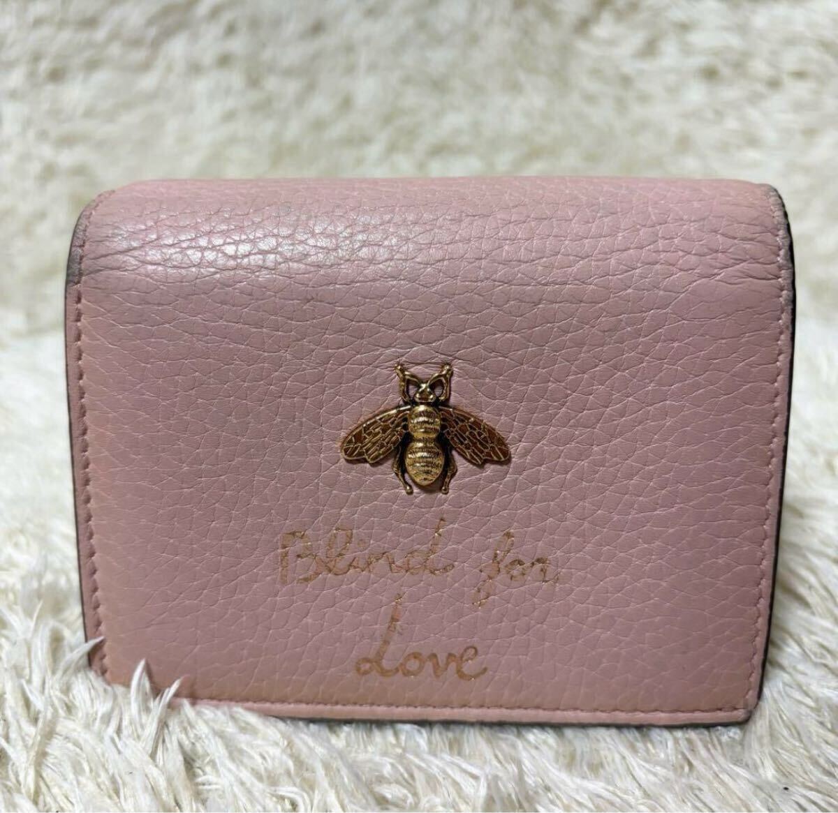 美品】 GUCCI グッチ 折り財布 二つ折り サイフ コンパクトウォレット