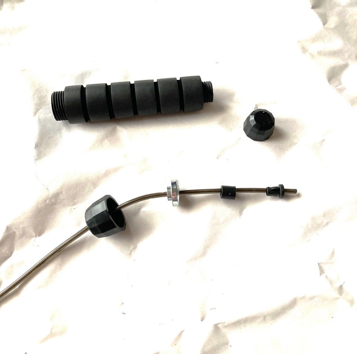 ★ 送料無料 匿名 即日発送 ★ なわとび プロ 仕様 縄跳び ダイエット 脂肪燃焼 ボディメイク ジム 有酸素運動 筋トレ ジム 黒 ブラック_5