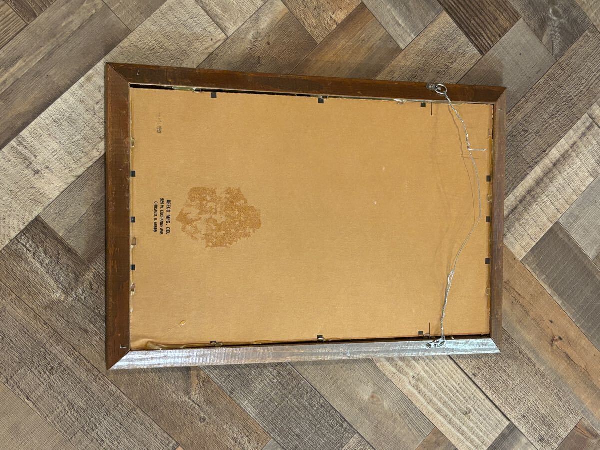 ヴィンテージ Miller パブミラー レインボートラウト ニジマス 虹鱒_6