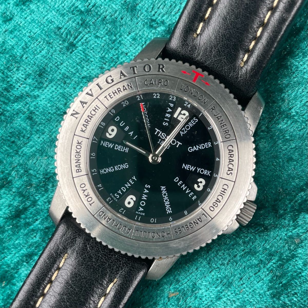ビンテージ TISSOT NAVIGATOR WORLD TIME ティソ ナビゲーター
