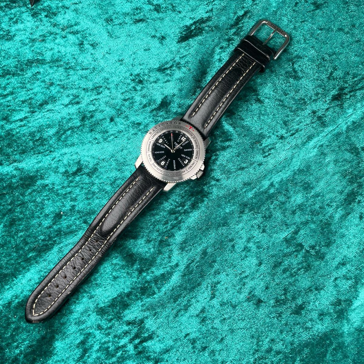ビンテージ TISSOT NAVIGATOR WORLD TIME ティソ ナビゲーター