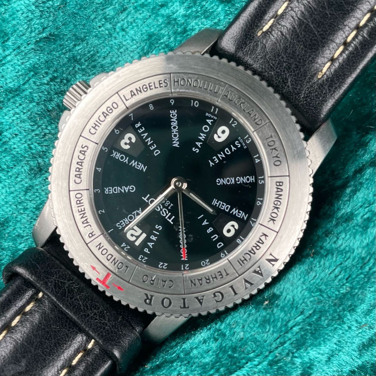ビンテージ TISSOT NAVIGATOR WORLD TIME ティソ ナビゲーター