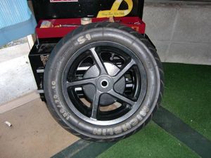 BWS100ホイール　ミシュランｓ1　１３０/70－10　ビーウィズ_1