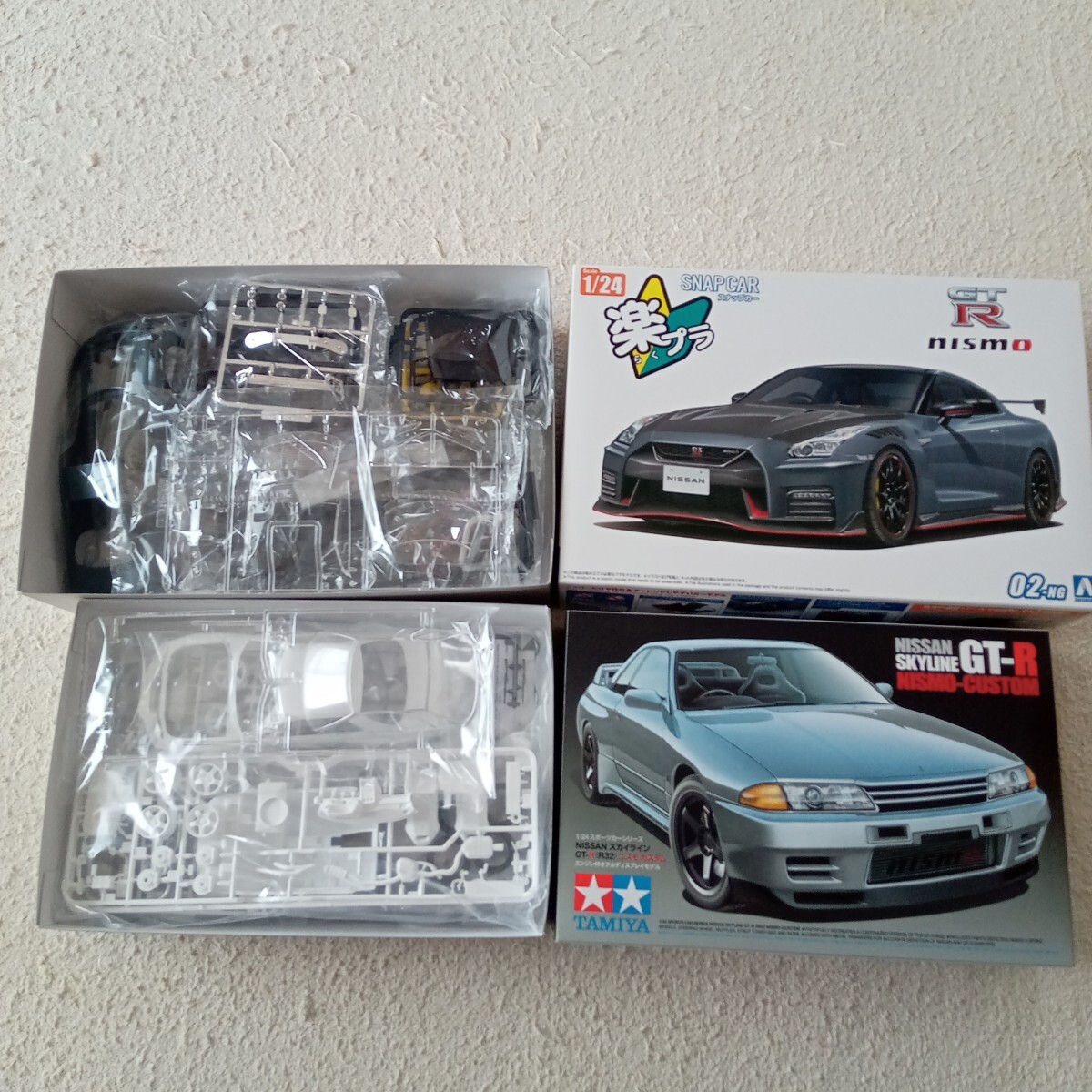 1/24 アオシマ R35GT-R nismo・S15シルビア ロデックスタイル・フジミ R33 GT-R V-spec・タミヤR32 GT-R nismo custom・ロゴデカール等_2