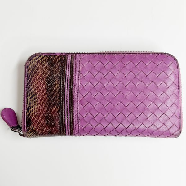 ◇ ボッテガ ヴェネタ BOTTEGA VENETA ラウンドファスナー 長財布