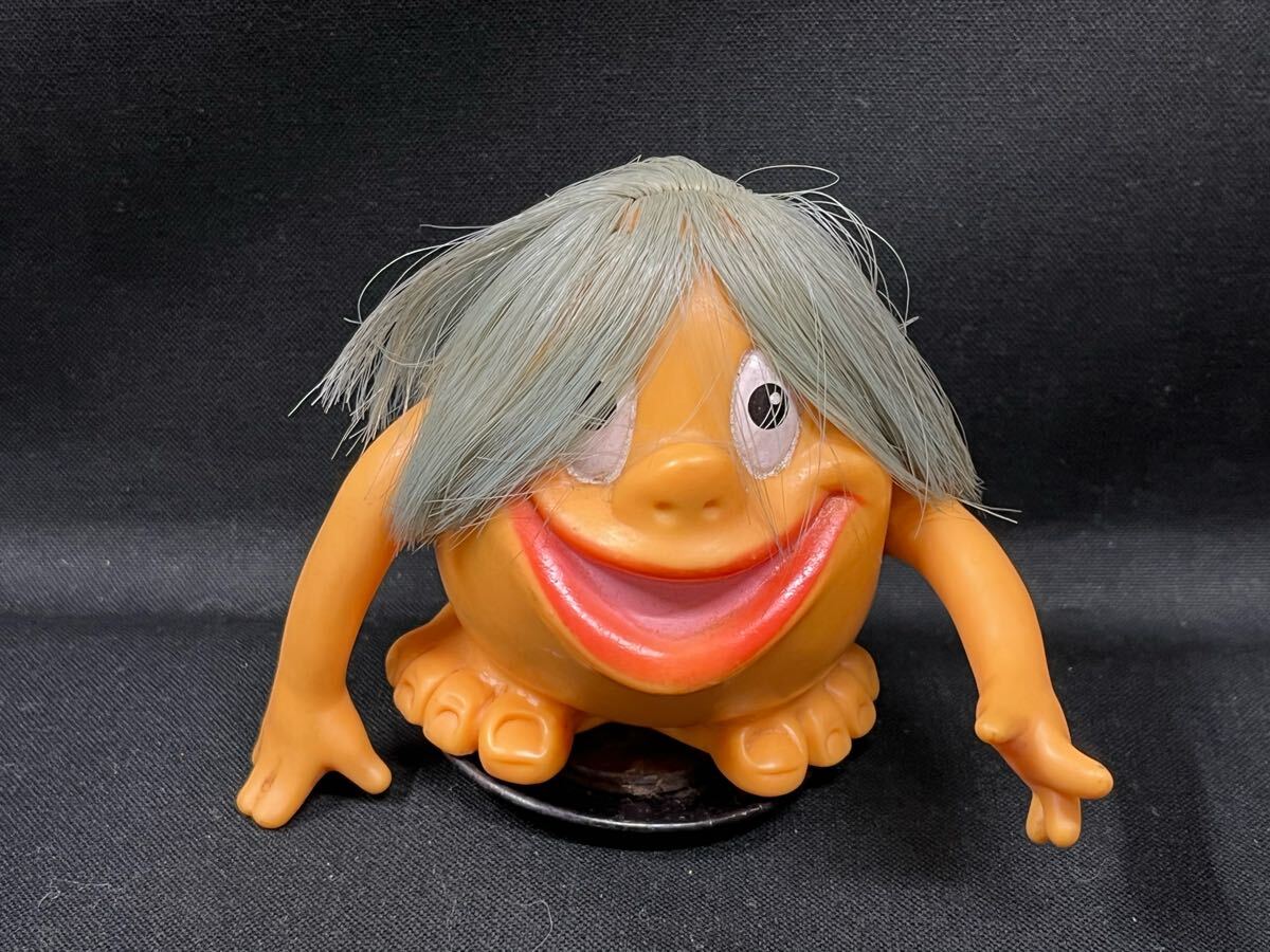 昭和 レトロ 当時物 グルッパー ネジ巻き玩具 ソフビ 人形 フィギュア　箱付き AA166 昭和 レトロ 当時物 グルッパー ネジ巻き玩具 ソフビ 人形