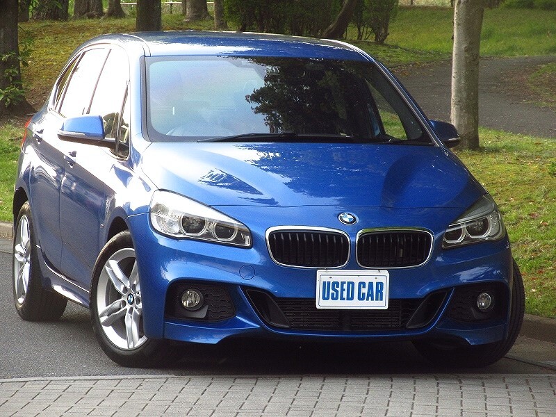 ★BMW218d★xDrive★アクティブツアラー★Ｍスポーツ★4WD★エストリルブルー★パドルS★HKスピーカー★インテリＳ★禁煙極上車★検R8年8月_1