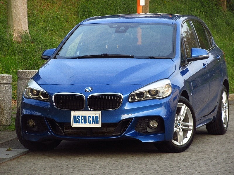 ★BMW218d★xDrive★アクティブツアラー★Ｍスポーツ★4WD★エストリルブルー★パドルS★HKスピーカー★インテリＳ★禁煙極上車★検R8年8月_2