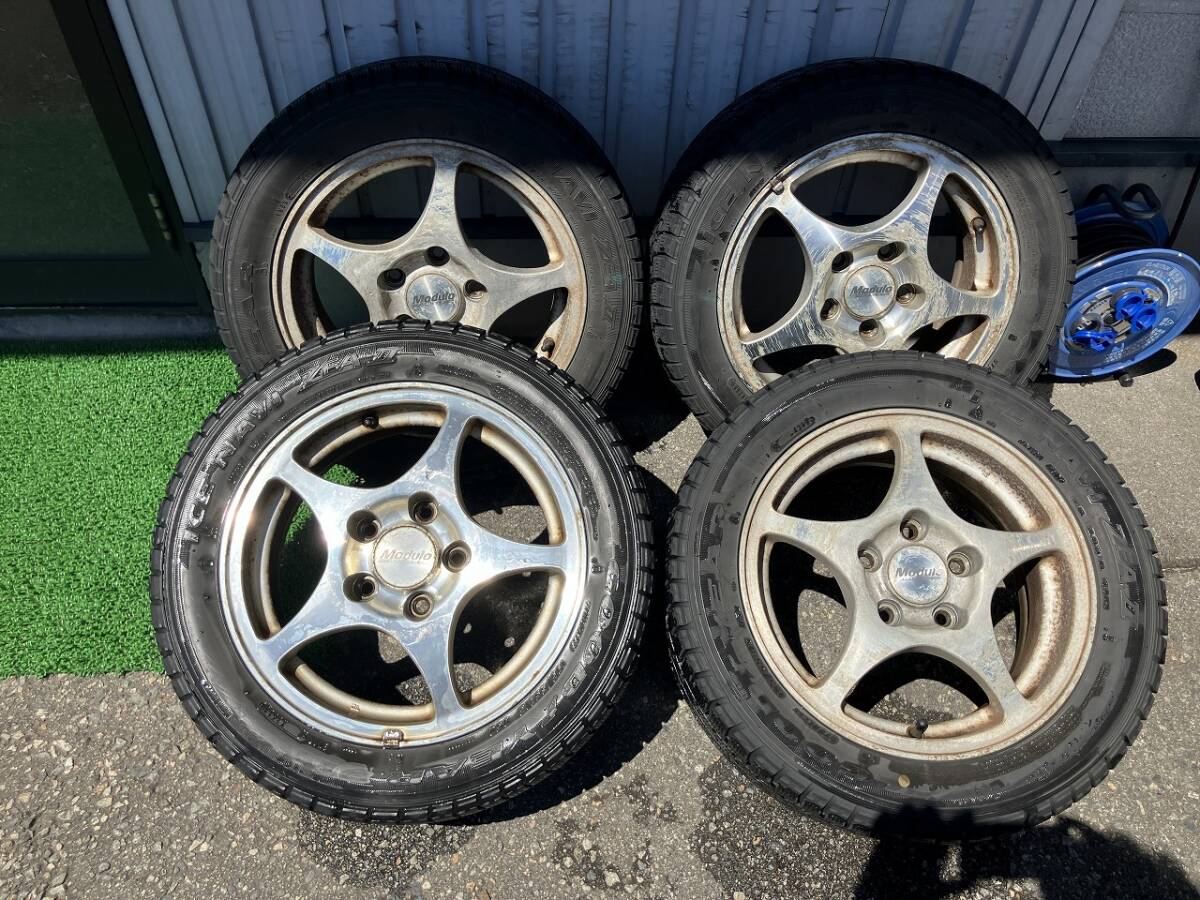 ☆富山発 ホンダ Modulo WHEELS 15×5.5j ＋50 スタッドレス 