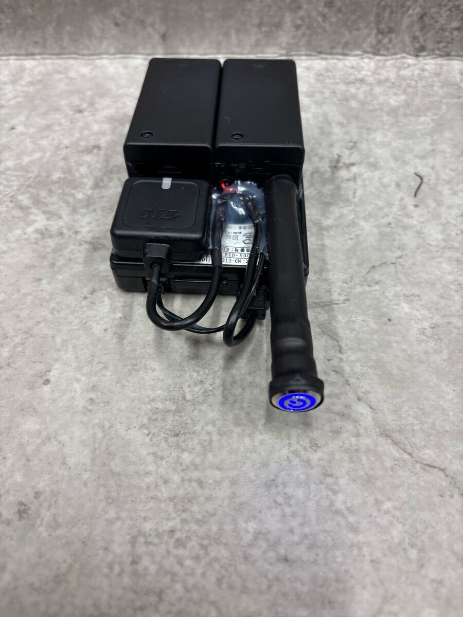 ★保証あり★超便利！バイク用ポータブルETC 9V電池式 軽自動車登録対応 ヴィンテージ/ハーレー/カスタムバイクにも最適チョッパー。_1