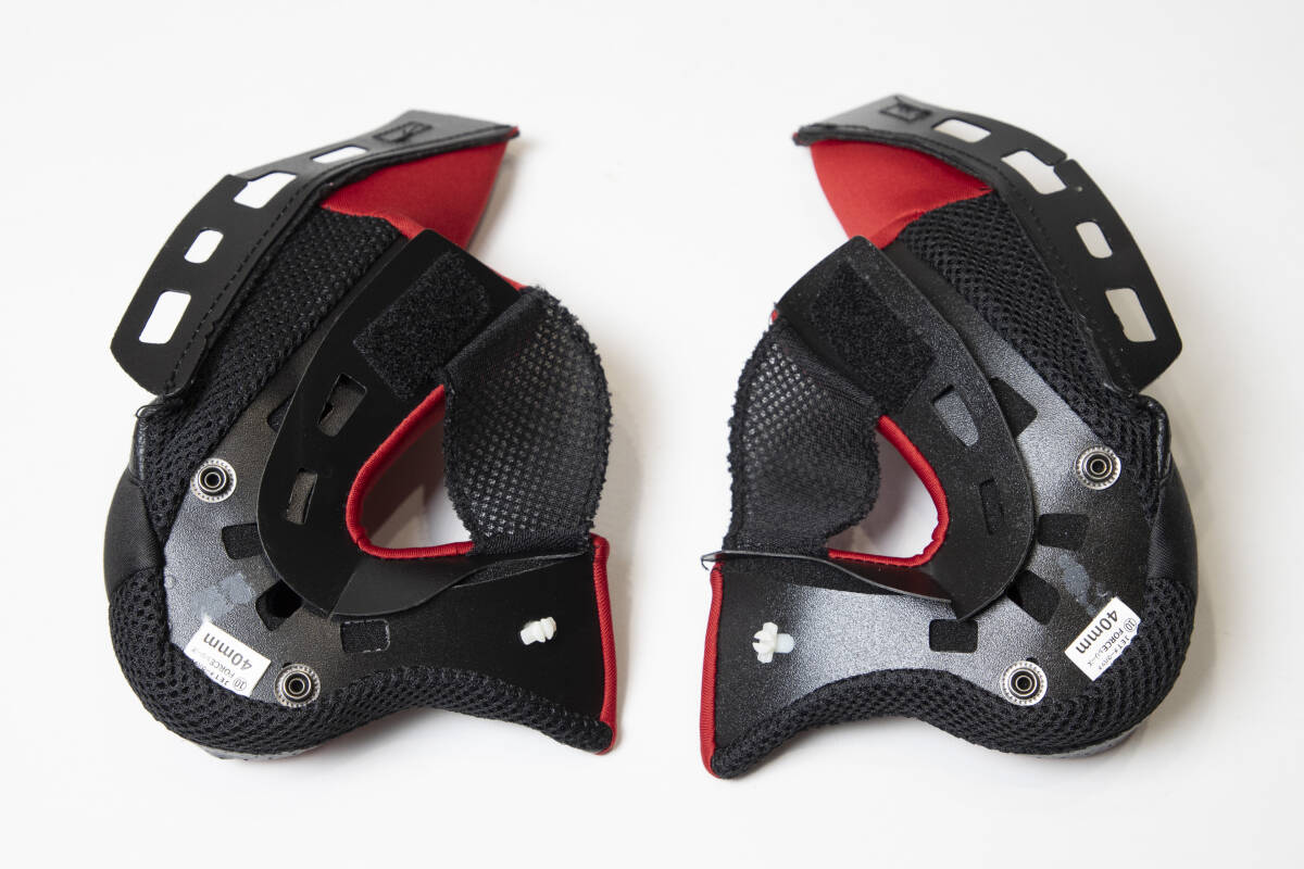 ■ウインズジャパン WINS ヘルメットパーツ A-FORCE RS/RS JET センターパッド チークパッド サイズM セット_6