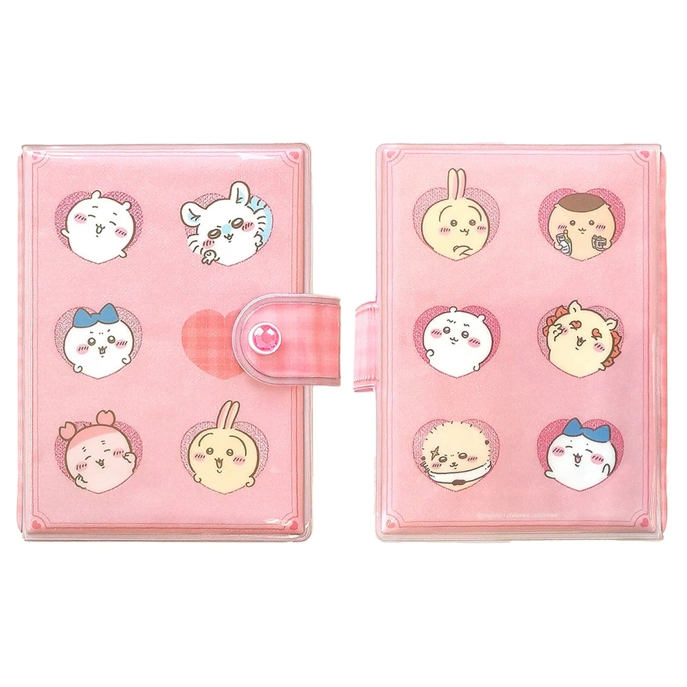 ちいかわ　シールバインダー シール台紙10枚付き カミオジャパン シール手帳 リフィル付き　ハチワレ モモンガ うさぎ くりまんじゅう 文具_3