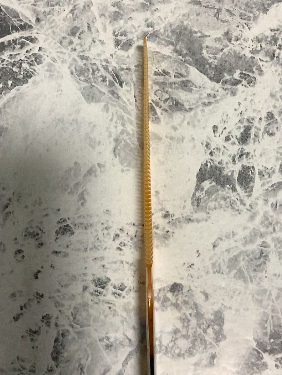 理容コーム ニューべっ甲　HR.54 角度手付16目_6