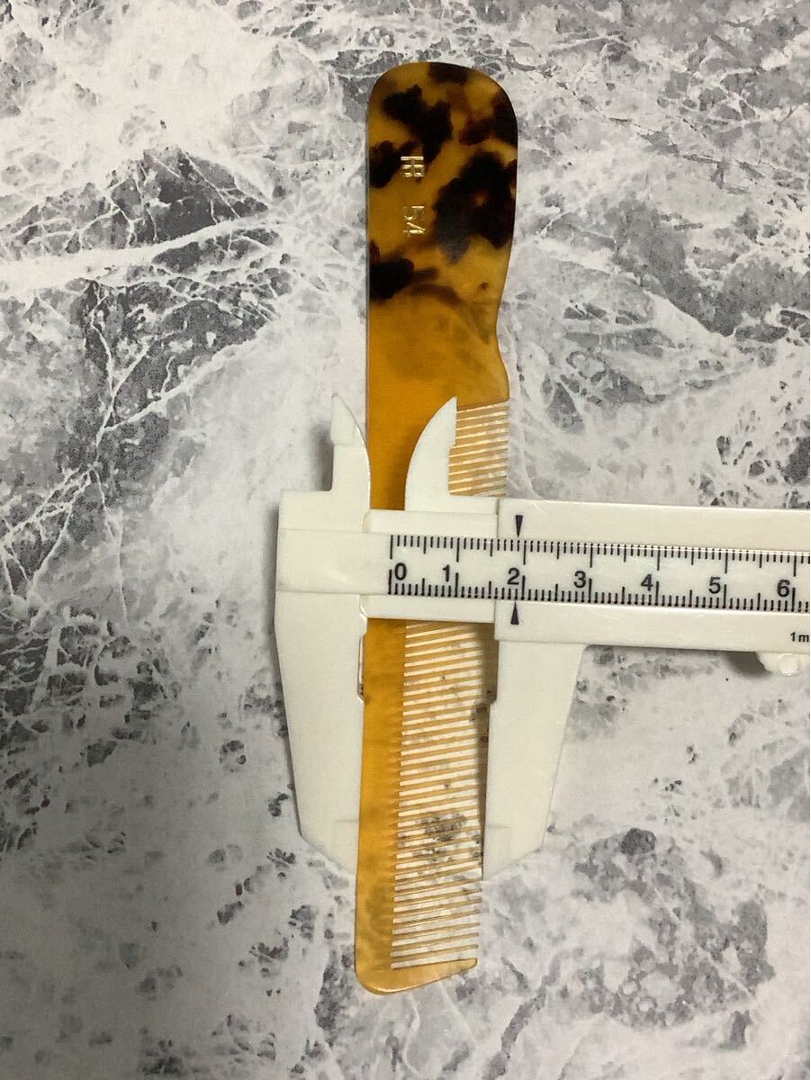 理容コーム ニューべっ甲　HR.54 角度手付16目_7