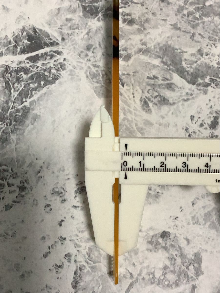 理容コーム ニューべっ甲　HR.54 角度手付16目_8