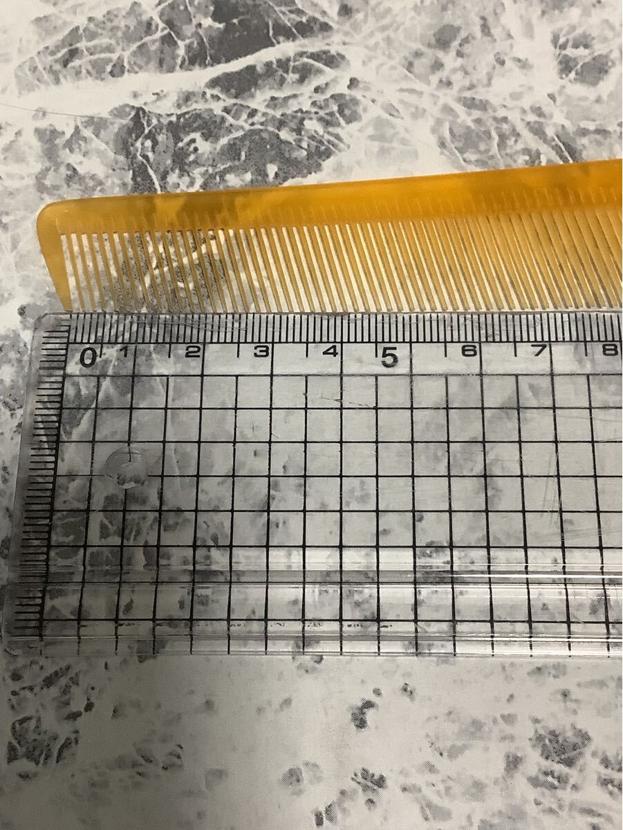 理容コーム ニューべっ甲　HR.54 角度手付16目_9