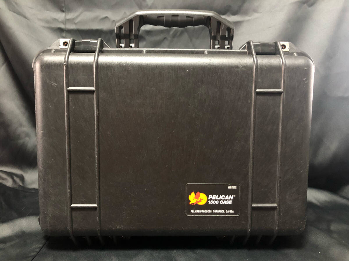 【PELICAN】ペリカン ハードケース/プロテクターケース #1500 防水・耐衝撃性ケース ウレタンフォーム付 PELICAN 1500【19L ブラック】_1