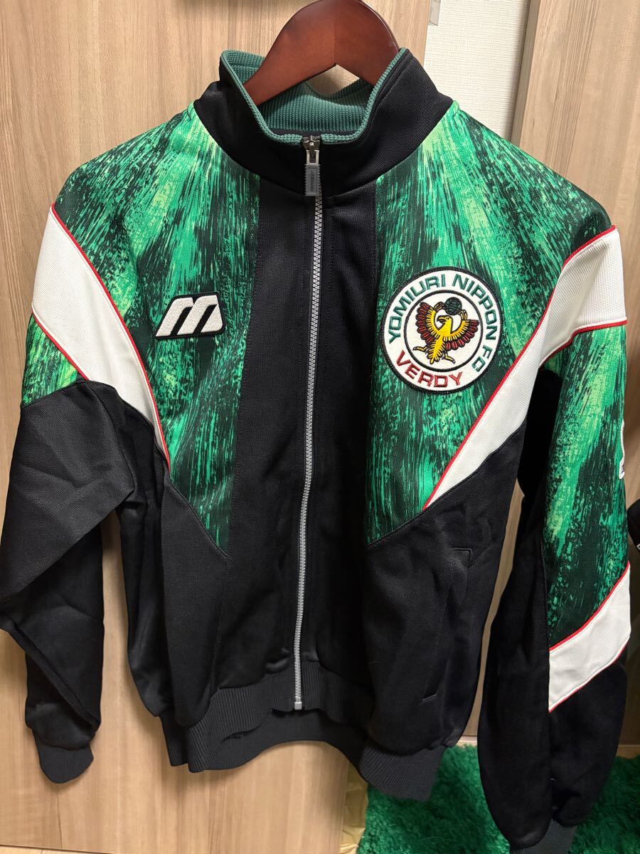 読売ヴェルディ トラックジャケット ジャージ ビンテージ ミズノ verdy ブラック ロゴ刺繍 90s 読売日本scモデル 川崎 _1