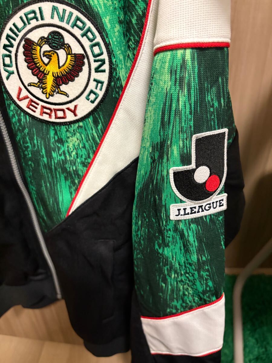 読売ヴェルディ トラックジャケット ジャージ ビンテージ ミズノ verdy ブラック ロゴ刺繍 90s 読売日本scモデル 川崎 _4