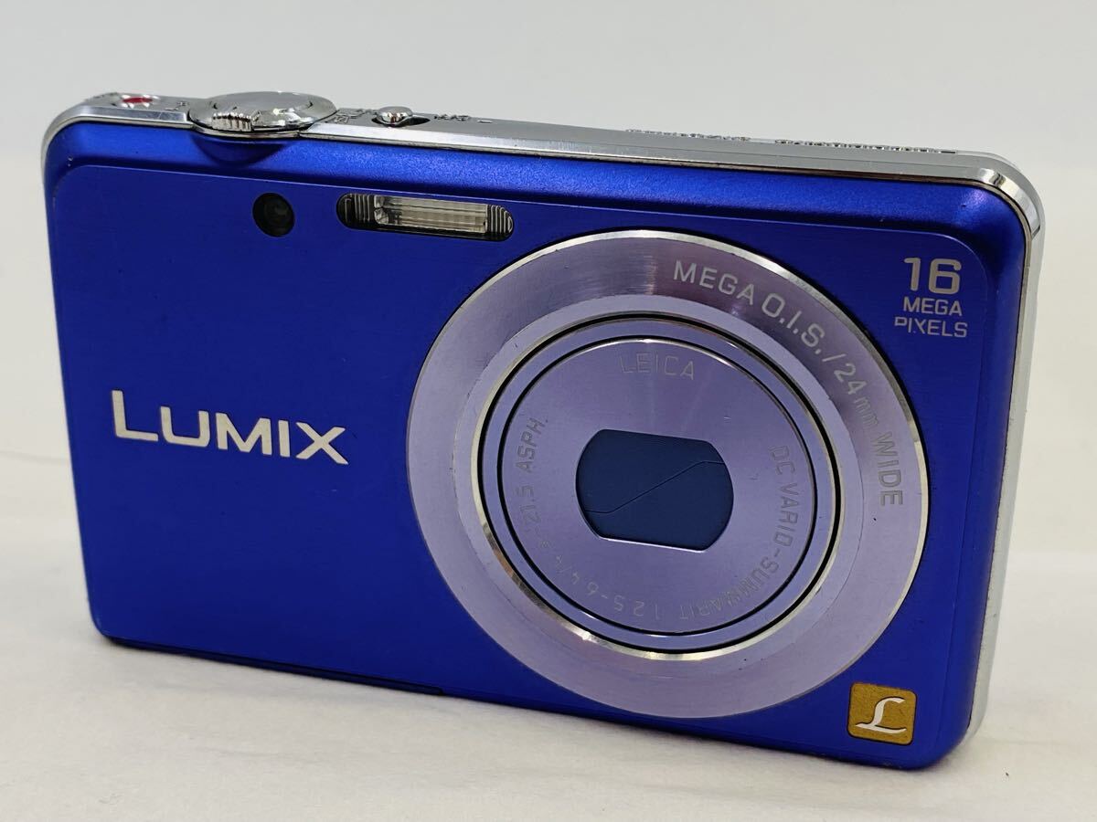 ◆ Panasonic LUMIX パナソニック ルミックス コンパクトデジタルカメラ DMC-FH8 バイオレット 充電器欠品 動作未確認_1