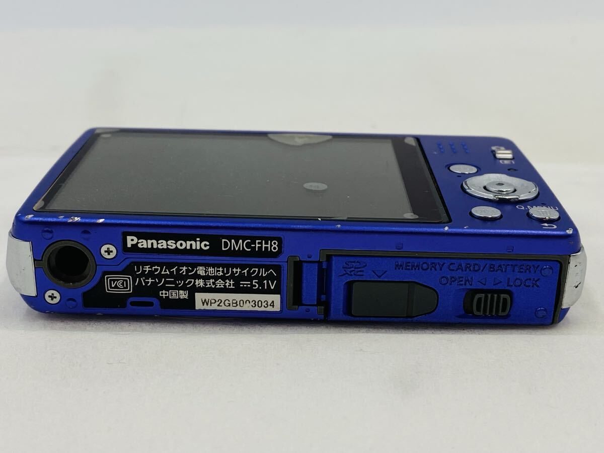 ◆ Panasonic LUMIX パナソニック ルミックス コンパクトデジタルカメラ DMC-FH8 バイオレット 充電器欠品 動作未確認_6