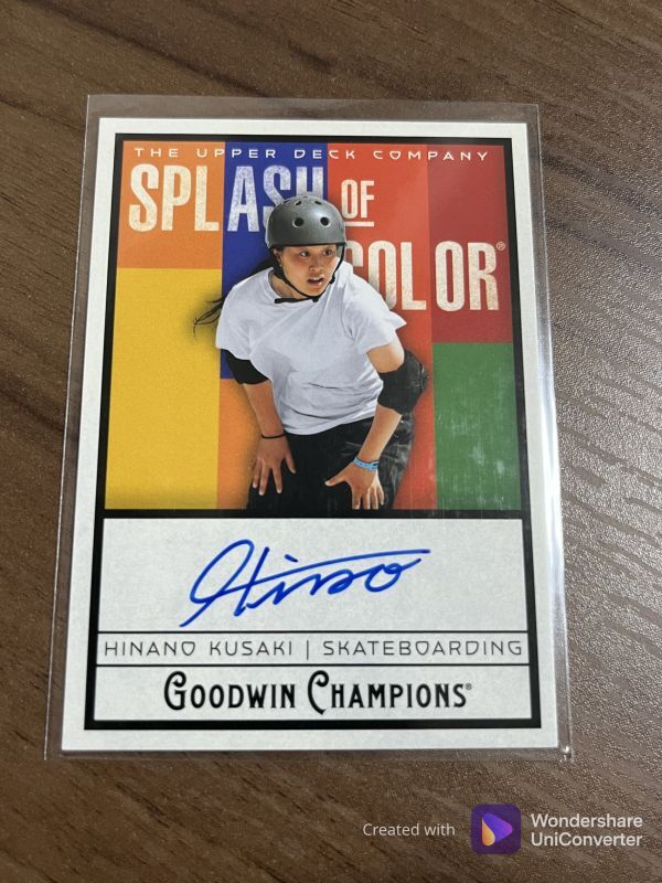 2025/Upper Deck Goodwin Champions/草木ひなの/オンカードオート/直筆 