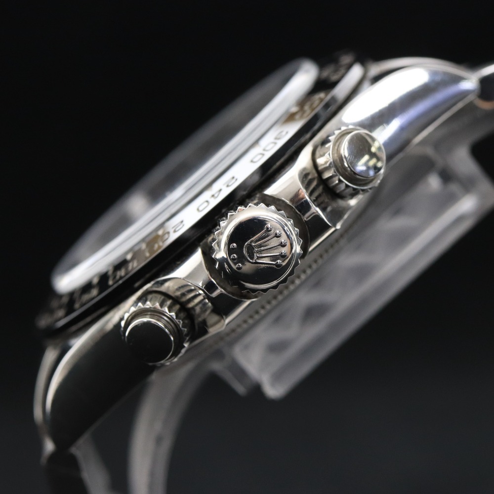 ■ ロレックス 116500LN デイトナ 116500 458Q11K0 腕時計 クロノグラフ ルーレット刻印 黒文字盤 メンズ シルバー 138g 箱付き_4