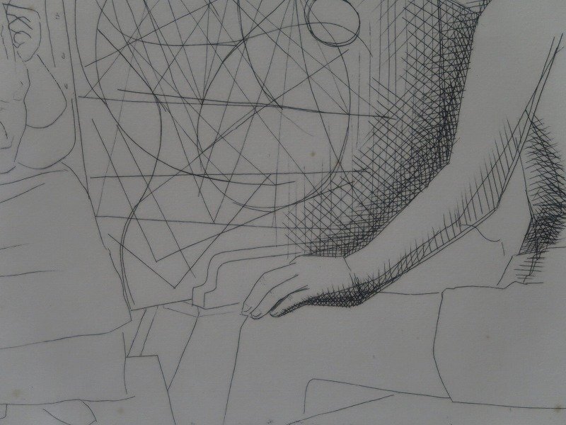 青宝】092963ピカソ 挿絵画「知られざる傑作」デッサン 版画