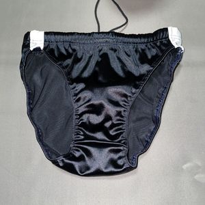 レーシングブルマ　ネイビー×白　Ｌサイズ 陸上競技 伸縮生地 ナイロン93% ポリウレタン