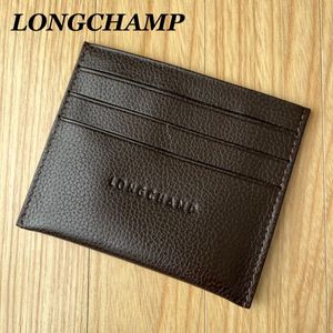 ロンシャン カードケース パスケース 名刺入れ カード入れ 定期入れ レザー ブラウン 茶