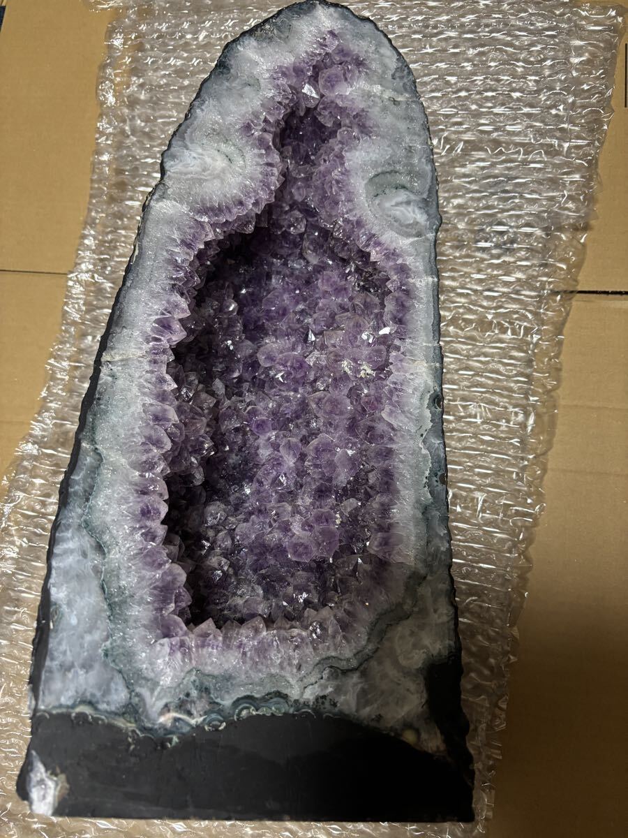 アメジストドーム 天然石 紫水晶 置物 17.5kg(原石)|売買された アメジストドーム 天然石 紫水晶 置物 17.5kg(原石)|売買された